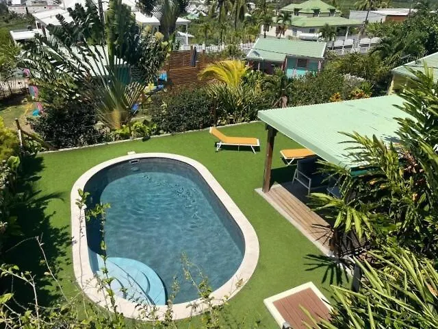 Au Coeur Du Papillon Piscine Collective Villa Goyave